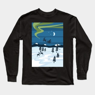 Merry X-Mas wishes by Aurealis Creatief Long Sleeve T-Shirt